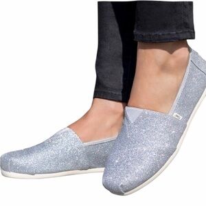 Tom’s‎ Classic Alpatgata Silver Irridescent Glitter 5